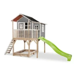 EXIT TOYS EXIT Loft 750 Gartenhaus Grau