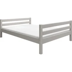 FLEXA Classic Bett 140x200cm Grau Lasiert