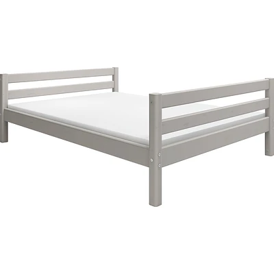 FLEXA Classic Bett 140x200cm Grau Lasiert 1 FLEXA Classic Bett 140x200cm Grau Lasiert