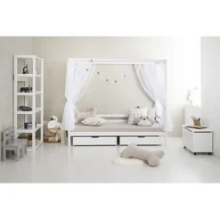 Hoppekids ECO Dream Himmelbett 90x200cm Mit 3/4 Absturzs. Und Kleiner Leiter Weiß 8 Hoppekids ECO Dream Himmelbett 90x200cm Mit 3/4 Absturzs. Und Kleiner Leiter Weiß -Kinder Haushaltswaren Geschäft k7zv6ztx6nfideeorrhyyjk3hdjf