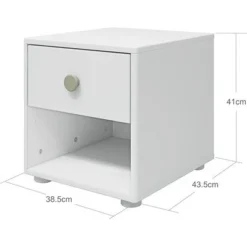 FLEXA Roomie Kommode Mit 1 Schublade Weiß/grün 9 FLEXA Roomie Kommode Mit 1 Schublade Weiß/grün -Kinder Haushaltswaren Geschäft ko5pr1f5j5u2fre9t5sk45h0kbx4