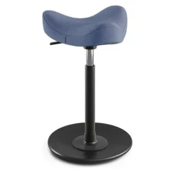 Varier® Move™ Compact Esche Schwarz REW758 Re-wool Blau