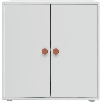 FLEXA Roomie Mini Bücherregal Mit 2 Türen Weiß/rosa 3 FLEXA Roomie Mini Bücherregal Mit 2 Türen Weiß/rosa – Bild 3