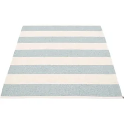 Pappelina Teppich Bob Blue Fog Vanilla 140 X 180 Cm BO3H418