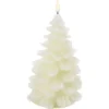 UYUNI LED Kerze Weihnachtsbaum Smooth 11x18 Cm Ivory