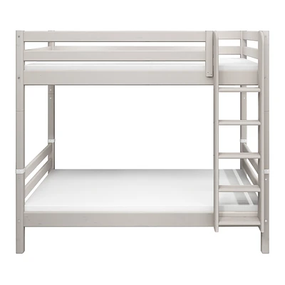 FLEXA Classic Hohes Etagenbett Mit Senkrechter Leiter Grau Lasiert 2 FLEXA Classic Hohes Etagenbett Mit Senkrechter Leiter Grau Lasiert – Bild 2