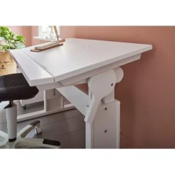 Lifetime Schreibtisch 120cm Höhenverstellbar/schrägstellbar Weiß Lackiert -Kinder Haushaltswaren Geschäft lh4eqfv88ufmiw0x7pqf5monmye1