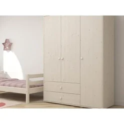 FLEXA Classic Kleiderschrank Mit 3 Türen U. 2 Schubladen Mattweiß -Kinder Haushaltswaren Geschäft lhrbf08lw36nqyylz1bjh13zvpb9