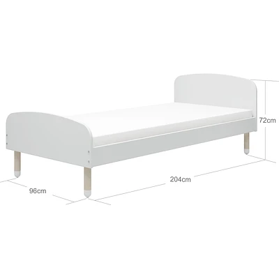 FLEXA Dots Kinderbett 90x200cm Weiß 7 FLEXA Dots Kinderbett 90x200cm Weiß – Bild 7