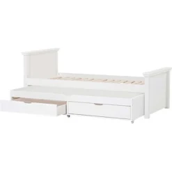 Hoppekids Maja Deluxe Bett 90x200 Cm Mit Hohem Und Mittelhohem Kopfteil Und Auszieh-/Gästebett 90x190 Cm Inkl. Gästebett Matratze -Kinder Haushaltswaren Geschäft liwspjmaix5p2w9b877cciic85y9