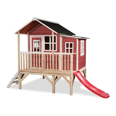 EXIT TOYS EXIT Loft 350 Gartenhaus Rotbraun 1 EXIT TOYS EXIT Loft 350 Gartenhaus Rotbraun