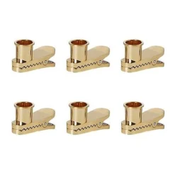 UYUNI Clips Kerzenhalter (6 Stück) Für Mini Stabkerzen Gold