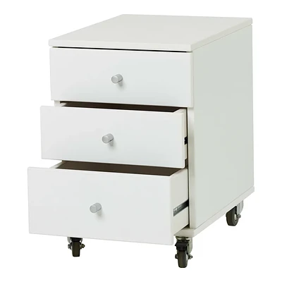 Hoppekids Rollcontainer Jonas Mit 3 Schubladen Weiß 5 Hoppekids Rollcontainer Jonas Mit 3 Schubladen Weiß – Bild 5