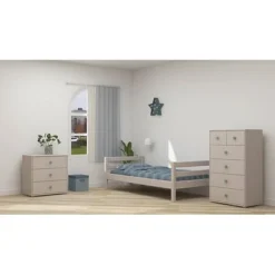 FLEXA Classic Kommode Mit 3 Schubladen Grau/blau -Kinder Haushaltswaren Geschäft m6lekok7ihv02zwh0hgiv6orn6s7