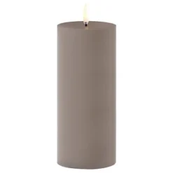 UYUNI LED Outdoor-Kerze 7,8x12,7 Cm Sandstone