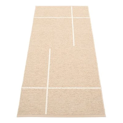 Pappelina Teppich Fred Beige Vanilla 70 X 180 Cm FR6E718 1 Pappelina Teppich Fred Beige Vanilla 70 X 180 Cm FR6E718