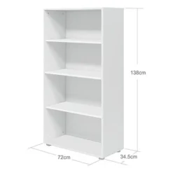 FLEXA Roomie Midi Bücherregal Weiß -Kinder Haushaltswaren Geschäft mikqn6lq3ub74nkzh5e1lyy1yfky