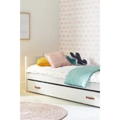 COOL KIDS Basisbett 90x200cm Weiß Inkl. Rollrost -Kinder Haushaltswaren Geschäft mjb1fro8zkhgauwrhf301oapprn9