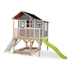 EXIT TOYS EXIT Loft 550 Gartenhaus Grau
