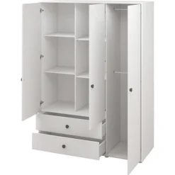 FLEXA Roomie Kleiderschrank Mit 3 Türen Und 2 Schubladen Weiß/dunkelgrün 13 FLEXA Roomie Kleiderschrank Mit 3 Türen Und 2 Schubladen Weiß/dunkelgrün -Kinder Haushaltswaren Geschäft mltvaa65pt129fipf4llw3ee1dk9