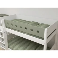 FLEXA White Etagenbett 90x200 Cm Mit Senkrechter Leiter Weiß/grün -Kinder Haushaltswaren Geschäft mndkkqoqfvb59slf0ms4g9pd0nqo