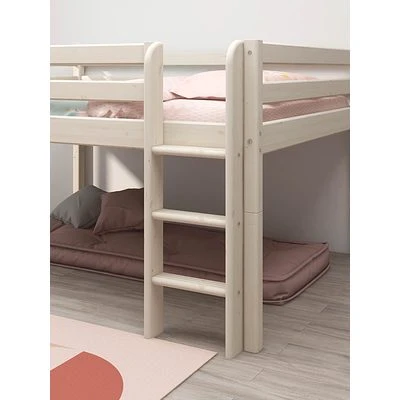 FLEXA Classic Halbhohes Bett 140x200cm Mit Senk. Leiter Mattweiß 7 FLEXA Classic Halbhohes Bett 140x200cm Mit Senk. Leiter Mattweiß – Bild 7