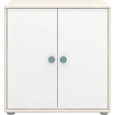 FLEXA Classic Kommode Mit 2 Türen Mattweiß/Lack Weiß/blau Sale 2 FLEXA Classic Kommode Mit 2 Türen Mattweiß/Lack Weiß/blau Sale – Bild 2