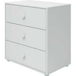 FLEXA Roomie Kommode Mit 3 Schubladen Weiß