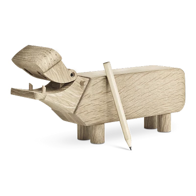 Kay Bojesen Flusspferd Eiche 1 Kay Bojesen Flusspferd Eiche