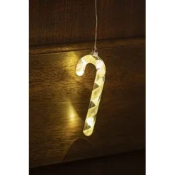 Sirius Hannah Baumschmuck Zuckerstange H14cm LED Batteriebetrieben Klar Sale