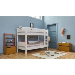 FLEXA White Etagenbett Mit Senkrechter Leiter Weiß 15 FLEXA White Etagenbett Mit Senkrechter Leiter Weiß -Kinder Haushaltswaren Geschäft n4thdwq982lxqm8kzhut38975upi