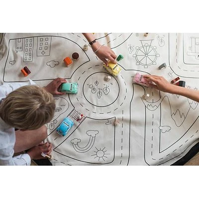 Play&Go Prints 2 In 1 Spielzeugsack Playville 4 Play&Go Prints 2 In 1 Spielzeugsack Playville – Bild 4