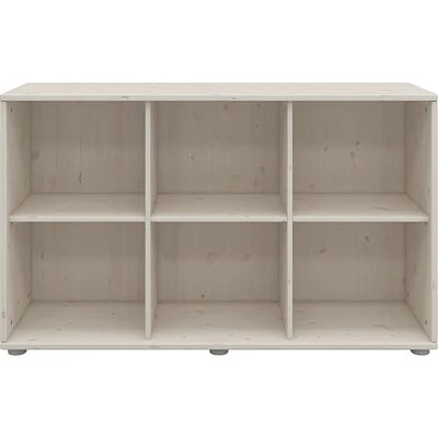 FLEXA Classic Bücherregal Mit 6 Fächern Mattweiß 2 FLEXA Classic Bücherregal Mit 6 Fächern Mattweiß – Bild 2