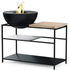 Höfats FIRE KITCHEN Outdoorküche Mit BOWL 70 Plancha-Grillset Tief