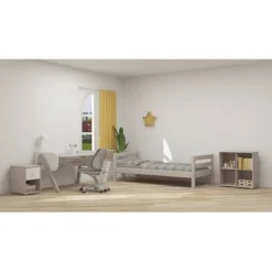 FLEXA Classic Bücherregal Mit 4 Fächern Grau -Kinder Haushaltswaren Geschäft nan8x5rgqy6yndmt76apvmgd6zy8