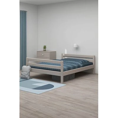 FLEXA Classic Bett 140x200cm Grau Lasiert 5 FLEXA Classic Bett 140x200cm Grau Lasiert – Bild 5