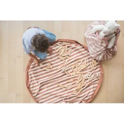 Play&Go Prints 2 In 1 Spielzeugsack Stripes Brown -Kinder Haushaltswaren Geschäft ncc4iwhcbuefvjfnpm2ovcepk3e8