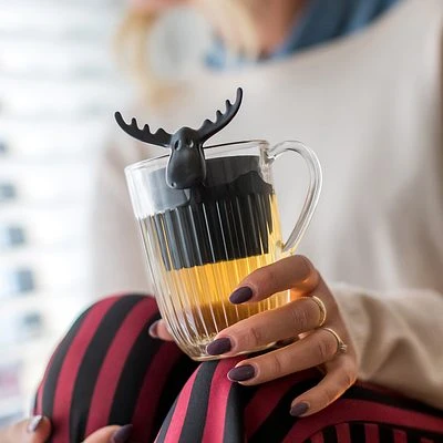 Koziol Teesieb RUDOLF Cosmos Black 2 Koziol Teesieb RUDOLF Cosmos Black – Bild 2