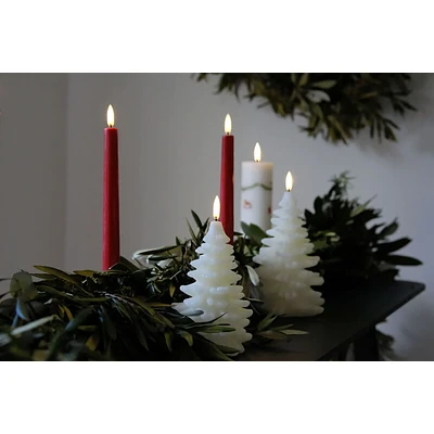 UYUNI LED Kerze Weihnachtsbaum Smooth 10x15 Cm Nordic White 4 UYUNI LED Kerze Weihnachtsbaum Smooth 10x15 Cm Nordic White – Bild 4