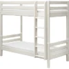 FLEXA Classic Hohes Etagenbett Mit Senkrechter Leiter Mattweiß