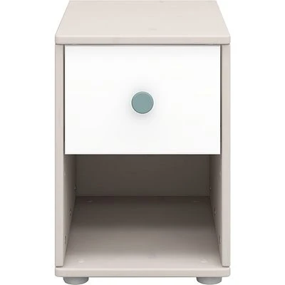 FLEXA Classic Kommode Mit 1 Schublade Grau/Lack Weiß/blau 2 FLEXA Classic Kommode Mit 1 Schublade Grau/Lack Weiß/blau – Bild 2