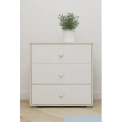 FLEXA Classic Kommode Mit 3 Schubladen Mattweiß/Lack Weiß -Kinder Haushaltswaren Geschäft nkmsev656lx52a9qon4t835j59my