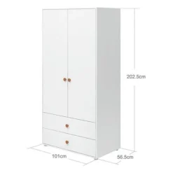 FLEXA Roomie Kleiderschrank Mit 2 Türen Und 2 Schubladen Weiß/rosa 10 FLEXA Roomie Kleiderschrank Mit 2 Türen Und 2 Schubladen Weiß/rosa -Kinder Haushaltswaren Geschäft nobtgnbxgswy20f8u9ohuq5bwjoh