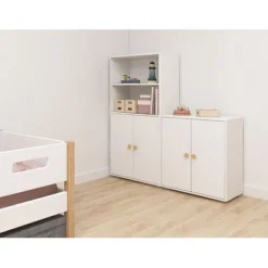 FLEXA Roomie Midi Bücherregal Mit 2 Türen Weiß/eiche 11 FLEXA Roomie Midi Bücherregal Mit 2 Türen Weiß/eiche -Kinder Haushaltswaren Geschäft np82kdrm6vkg36b3qa7gh7pxcnww