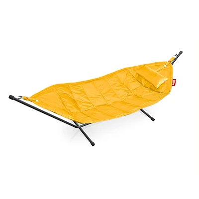 Fatboy® Headdemock Hängematte Set Inkl. Kissen Daisy Yellow (schwarzes Rack) 105621 1 Fatboy® Headdemock Hängematte Set Inkl. Kissen Daisy Yellow (schwarzes Rack) 105621