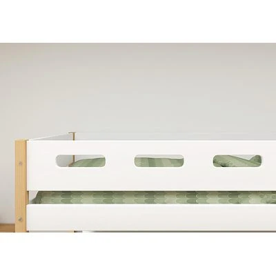 FLEXA Nor Etagenbett Mit Gerader Leiter Weiß/eiche 5 FLEXA Nor Etagenbett Mit Gerader Leiter Weiß/eiche – Bild 5