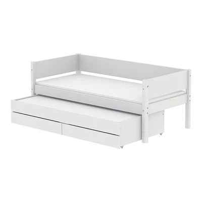 FLEXA White Einzelbett 90x200cm Mit Gästebett U. Zwei Schubladen Weiß 3 FLEXA White Einzelbett 90x200cm Mit Gästebett U. Zwei Schubladen Weiß – Bild 3