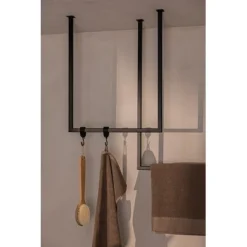 Metallbude Handtuchhalter Tensi 2er Set Eckig Schwarz -Kinder Haushaltswaren Geschäft oi3gx1gt5dfoipucyh43p4gm6iyh