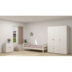 FLEXA Classic Kommode Mit 2 Türen Mattweiß/Lack Weiß/rosa Sale -Kinder Haushaltswaren Geschäft oq5uwvvictlut0j3xwwdln0jatsc