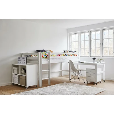 Hoppekids Rollcontainer Jonas Mit 3 Schubladen Weiß 2 Hoppekids Rollcontainer Jonas Mit 3 Schubladen Weiß – Bild 2